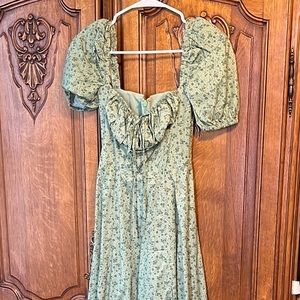 House of CB size xs tallulah in colorway “green tonal floral”. NWOT. Never worn